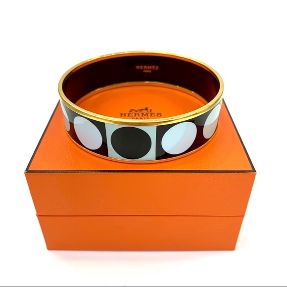 Hermès Deco Dot Wide Bangle - Picture 2 of 6